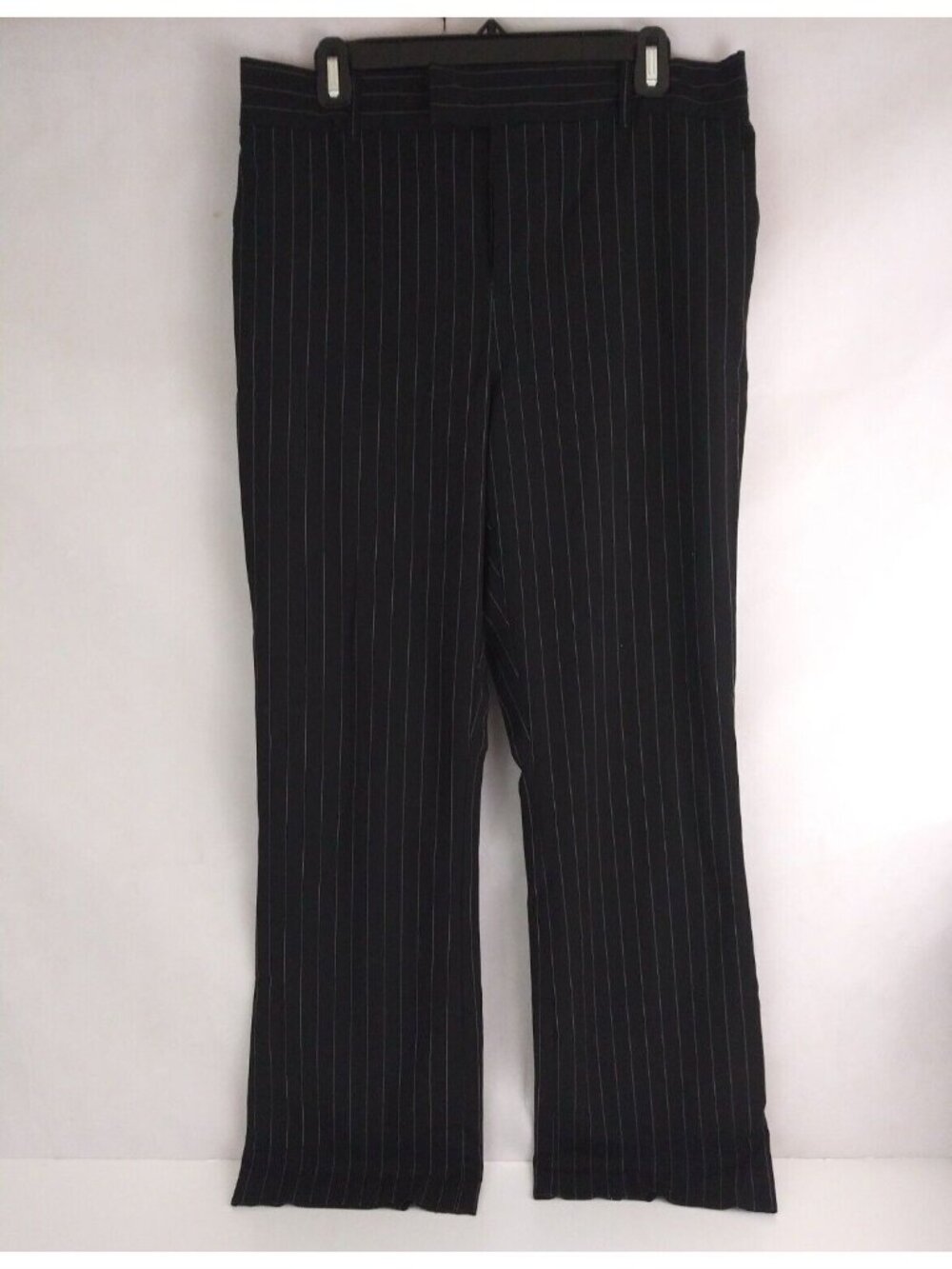 Duo Maternity Stretch Women's Pinstripe Slacks Pants Size Medium